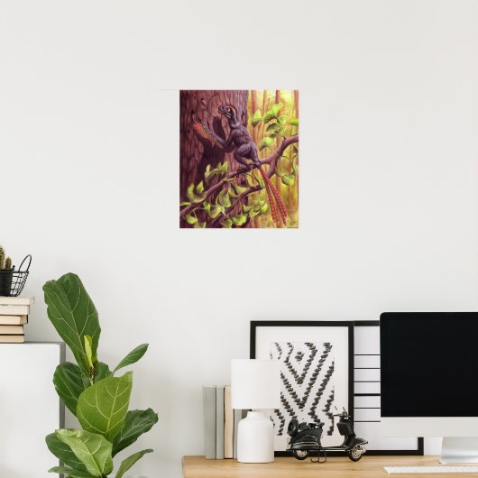 Epidexipteryx afdrukken poster (Thuiskantoor)