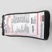 Epiduraal Kit Vel Anesthesie Golfheadcover (Voorkant)