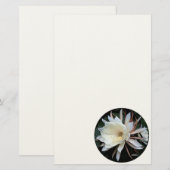 Epifyt Cactus Bloem Briefpapier (Voorkant / Achterkant)