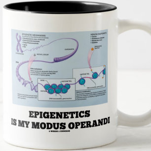 Epigenetics is mijn Modus Operandi (Mechanismen) Tweekleurige Koffiemok