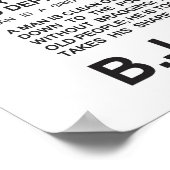 Epigrams en offertes van B.J. Palmer Poster (Hoek)