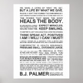 Epigrams en offertes van B.J. Palmer Poster (Voorkant)