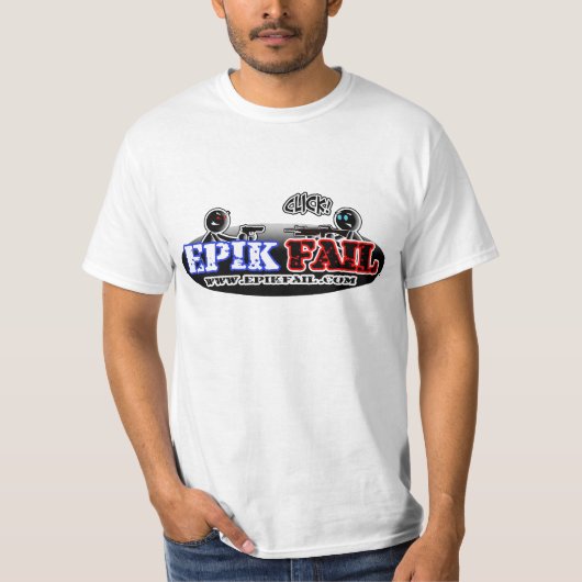 Epik Fail Logo (klik op deze knop) T-shirt (Voorkant)