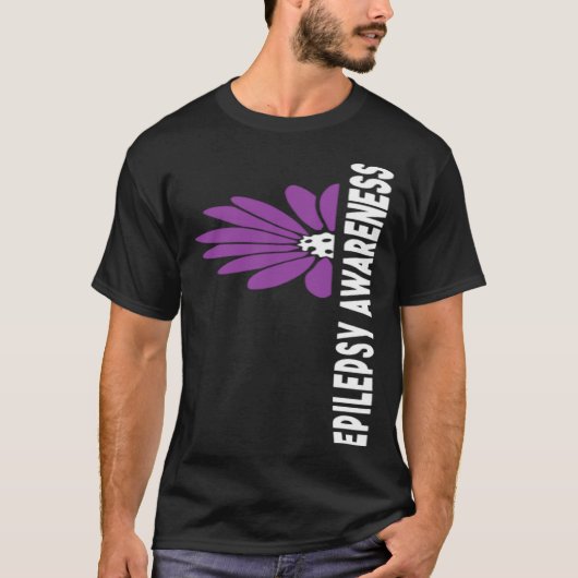 Epilepsie Bewustheid 1 T-shirt (Voorkant)