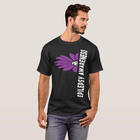 Epilepsie Bewustheid 1 T-shirt (Voorkant volledig)