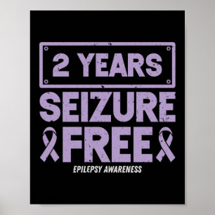 Epilepsie Bewustmaking 2 jaar beslag op vrij lintj Poster