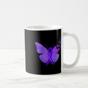 Epilepsie Bewustmaking Epilepsy Paarse Butterflies Koffiemok