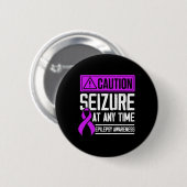 Epilepsie Bewustmaking Epileptische warrior Survi Ronde Button 5,7 Cm (Voorkant /achterkant)