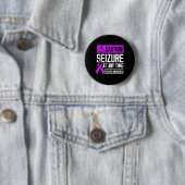 Epilepsie Bewustmaking Epileptische warrior Survi Ronde Button 5,7 Cm (In situ)