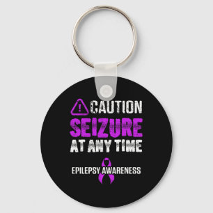 Epilepsie Bewustmaking Epileptische warrior Survi Sleutelhanger