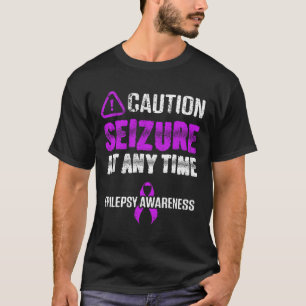 Epilepsie Bewustmaking Epileptische warrior Survi T-shirt