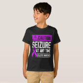 Epilepsie Bewustmaking Epileptische warrior Survi T-shirt (Voorkant volledig)