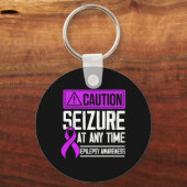 Epilepsie Bewustzijn Aanval Epileptische Krijger O Sleutelhanger (Voorkant)