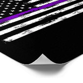 Epilepsie Bewustzijn Amerikaanse vlag Amerikaanse  Poster (Hoek)