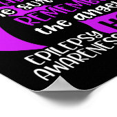 Epilepsie Bewustzijn Bewonder Epileptische Krijger Poster (Hoek)