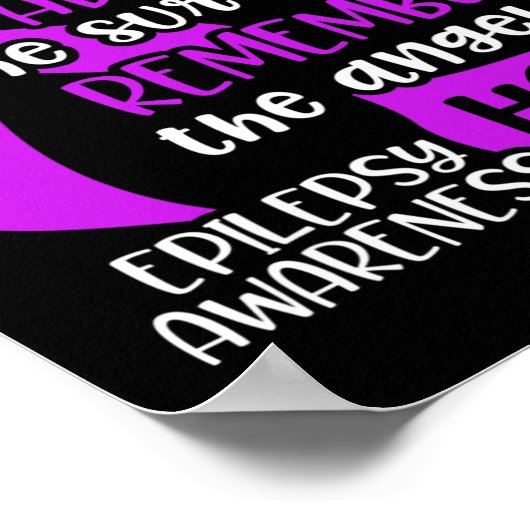 Epilepsie Bewustzijn Bewonder Epileptische Krijger Poster (Hoek)