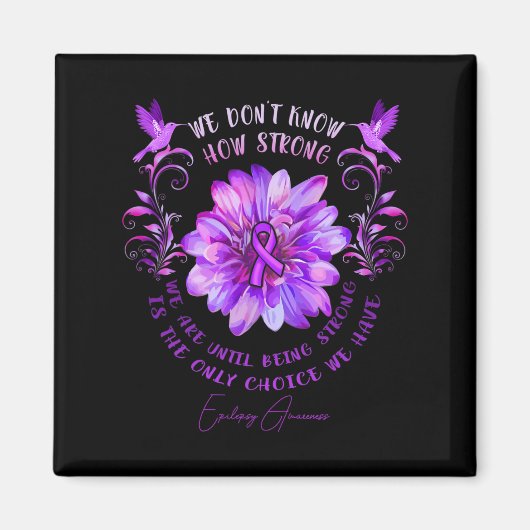 EPILEPSIE BEWUSTZIJN Bloem We weten niet hoe sterk Magneet (Voorkant)