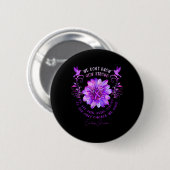 Epilepsie bewustzijn bloem We weten niet hoe sterk Ronde Button 5,7 Cm (Voorkant /achterkant)