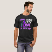 Epilepsie Bewustzijn Elke dag van de Epilepsie T-shirt (Voorkant volledig)