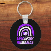 Epilepsie Bewustzijn Epilepsie Kinder Mannen Vrouw Sleutelhanger (Voorkant)