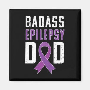 Epilepsie Bewustzijn Epilepsie Papa Paarse Lint Magneet