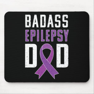Epilepsie Bewustzijn Epilepsie Vader Paarse Lint  Muismat