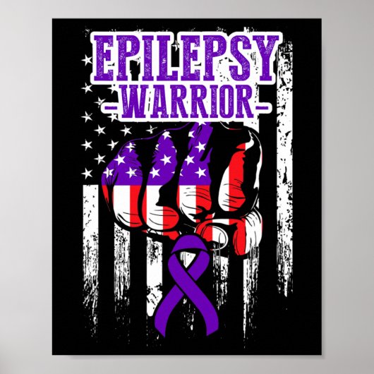 Epilepsie bewustzijn Epileptische krijger overleve Poster (Voorkant)