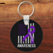 Epilepsie Bewustzijn Epileptische Krijger Overleve Sleutelhanger (Voorkant)