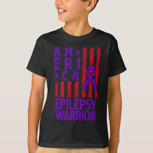 Epilepsie bewustzijn Epileptische krijger overleve T-shirt