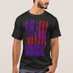 Epilepsie bewustzijn Epileptische krijger overleve T-shirt