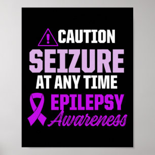 Epilepsie bewustzijn Epileptische krijger Survivor Poster