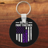 Epilepsie bewustzijn Epileptische krijger Survivor Sleutelhanger (Voorkant)