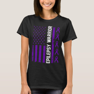 Epilepsie bewustzijn Epileptische krijger Survivor T-shirt
