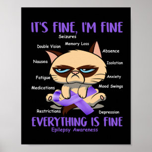 Epilepsie Bewustzijn Kat Je Byttle Is Mijn Byttle  Poster