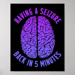 Epilepsie Bewustzijn Met Epileptische Aanval Krijg Poster
