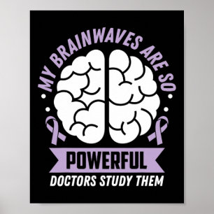 Epilepsie Bewustzijn Mijn Hersengolven Zijn Zo Kra Poster