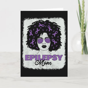 Epilepsie Bewustzijn Moeder Afro Afro-Amerikaanse Kaart