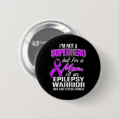 Epilepsie Bewustzijn Moeder Held Epileptische Stri Ronde Button 5,7 Cm (Voorkant /achterkant)