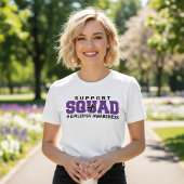 Epilepsie Bewustzijn Ondersteuningsteam Tri-Blend Shirt