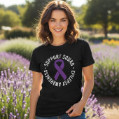 Epilepsie Bewustzijn Ondersteuningsteam Tri-Blend Shirt