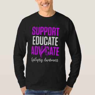 Epilepsie Bewustzijn Opvoeden Epileptische krijger T-shirt