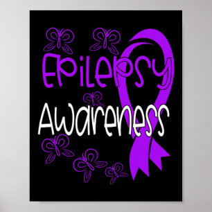 Epilepsie Bewustzijn Paarse Lint 3 Poster