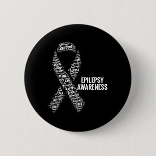 Epilepsie Bewustzijn Respect voor zorg Belangenbeh Ronde Button 5,7 Cm