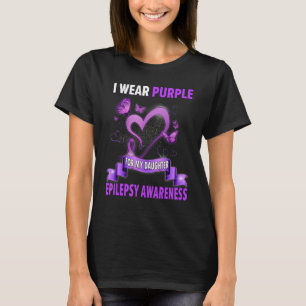 Epilepsie Bewustzijn Shirten Ik Draag Paarse voor T-shirt