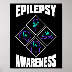 Epilepsie Bewustzijn Specialist Epileptische Strij Poster