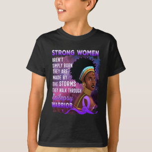 Epilepsie Bewustzijn Sterke Zwarte Vrouwen Strijde T-shirt