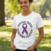 Epilepsie Bewustzijn Steungroep Tri-Blend Shirt
