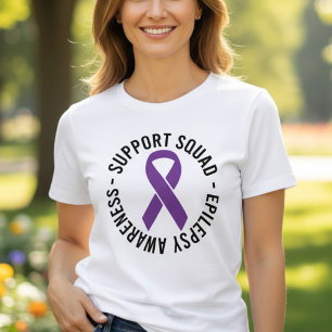 Epilepsie Bewustzijn Steungroep Tri-Blend Shirt