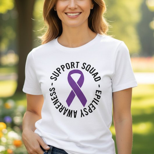 Epilepsie Bewustzijn Steungroep Tri-Blend Shirt