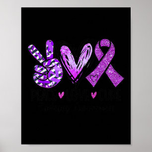 Epilepsie bewustzijn supporter krijger strijder poster